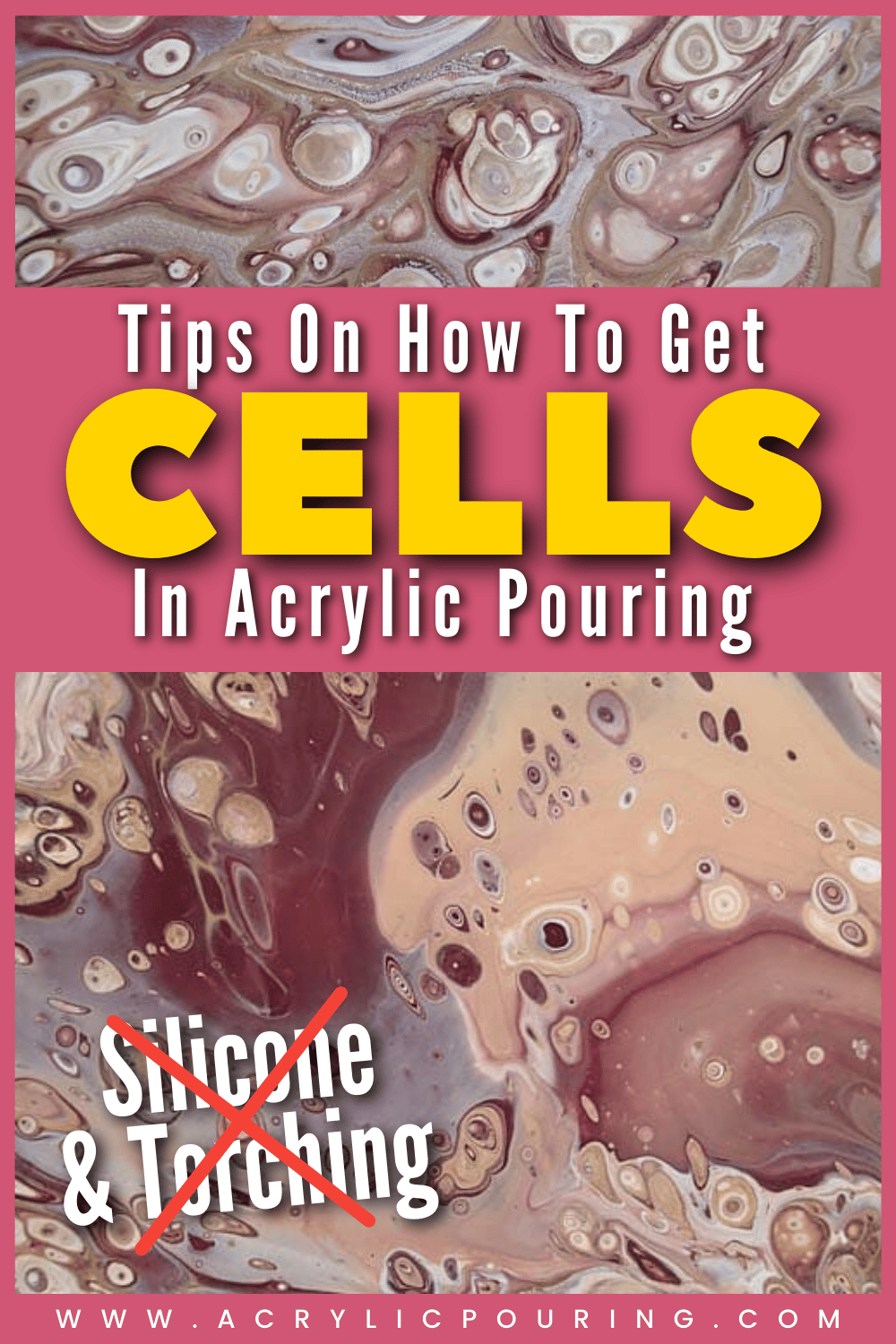 Amazing cells without adding any silicone. No torching – just straight out of the cup it was perfect, and the cells moved beautifully, didn’t break up at all during the tilt. I loved it! What a fabulous result and quite unexpected.