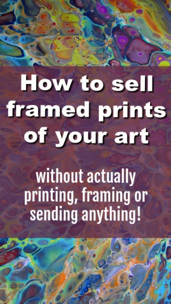 How to sell framed prints of your art in your Etsy store without actually printing, framing or sending anything. A video tutorial on how to use Printful to print, frame and fulfil your orders