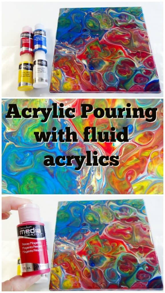 Testing DecoArt Media Fluid Acrylic Paints for Acrylic Pouring