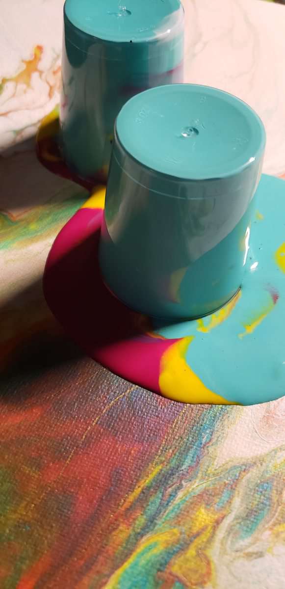 how to repour acrylic pouring