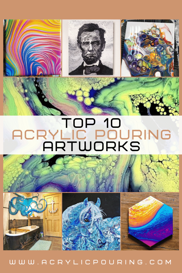 Check out the top 10 acrylic pouring art posts of May 2019. #acrylicpouring #acrylicpouringpaintings #acrylicpouringartworks #pouringblog #top10pours #liquidart #paintpouring