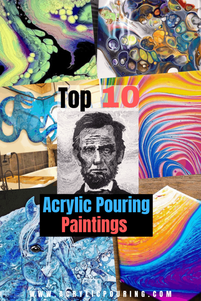 Top Acrylic Pouring Paintings