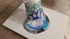 flip cup technique pour paint