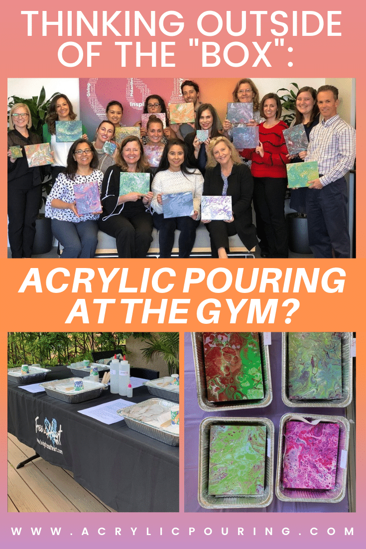 Breakthrough your creative boundaries in acrylic pouring. #acrylicpouring #breakthrough
