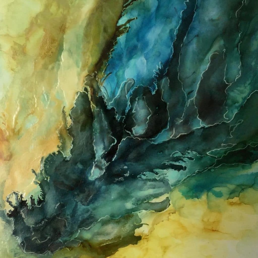 Abstract Alcohol Ink