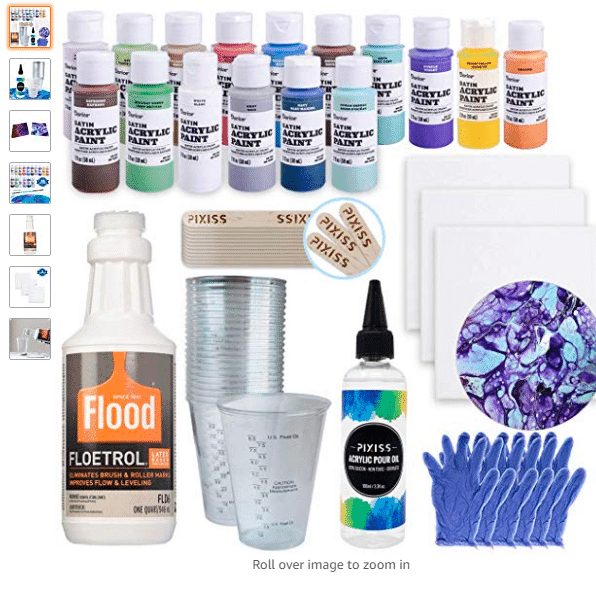 Pic N. Amazon Paint Pouring Kit
