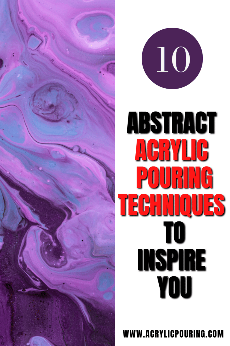 10 Abstract Acrylic Pouring Techniques to Inspire You - AcrylicPouring.com