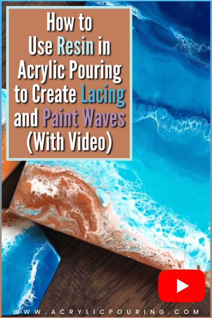 The wonderful thing about fluid art is there are so many different mediums you can use for it. My favorite is resin. Now, I know a lot of you are new to resin work, but I promise that if you follow a few basic steps you’ll get results you simply won’t see with acrylic alone.
